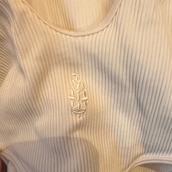 Cream Ribbed Bodysuit - Picture 4 of 4